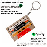 CLIFORNIA SONG SPOTIFY KEYCHAIN　カリフォルニア ソング キーホルダー　Spotify　コード連携