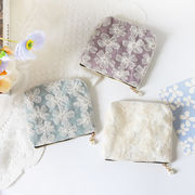 化粧ポーチ 多機能　収納ポーチ　小物収納　韓国ファッション　ミニー 　財布　小銭入れ　花柄