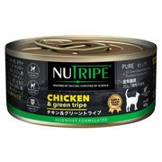 ニュートライプ　ＣＡＴ　ＰＵＲＥ　チキン＆グリーントライプ 95g NUT3723 【猫用フード 全年齢用】