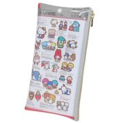 特価商品　サンリオキャラクターズ　 大人の図鑑クリアペンケース レトロ