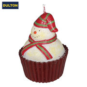 【パディマ限定　特別SALE】■DULTON■■X'mas■　Craft candle　Snowman cupcake