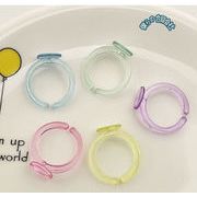 2025新入荷 指輪 diy指輪 開口指輪  子供指輪 5色展開