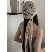 ビーニー  ニット帽子 ファブリック 帽子 レディースハット 頭巾