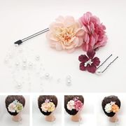 【和風髪飾 】夏祭り　着物浴衣　 和風ヘアピン　へアアクセサリーYH00011