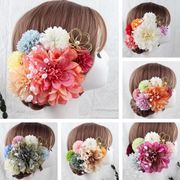 【和風髪飾 】夏祭り　着物浴衣　 和風ヘアピン　へアアクセサリーYH00009