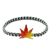 TAK-58-1 静電気 軽減 紅葉ヘアゴム モミジ