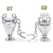 2色 サッカートロフィーキーホルダー    欧州サッカートロフィー    サッカー記念品