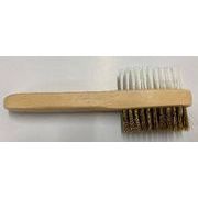 Ｗスエードハンドルブラシ