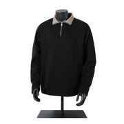 メンズファッション 長袖 ポロシャツ 男女兼用 ストリート系 トップス 春秋 2025新作★