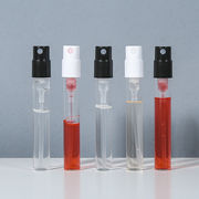1ml-2ml香水ボトル、ガラス製ディスペンサーボトル、化粧品プッシュ式スプレーボトル、化粧水ボトル
