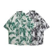 シャツ カジュアルシャツ 半袖 プリント アロハシャツ メンズトップス