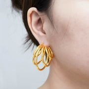 ピアス  ステンレス アクセサリー サージカルステンレス316L 18K ピアス イヤーカフ ★