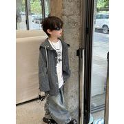 2025秋新作--★男の子用コート 大きい男の子用 韓国風のトレンチコート おしゃれ★90-160cm★