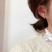 メタルイヤーカフ　アクセサリー　デザイン　韓国ファッション