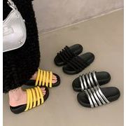 サンダル ミュール  厚底  お出かけ ビーチサンダル レディースシューズ