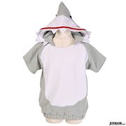 ［KIDS］サメパーカー【鮫 ファッション 衣装 魚 シャーク フリース 仮装キッズ 子供服】