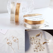 メタルパーツ ネイルパーツ ワイヤー DIY ハンドメイド アクセサリーパーツ ブレスレット 金色 銀色