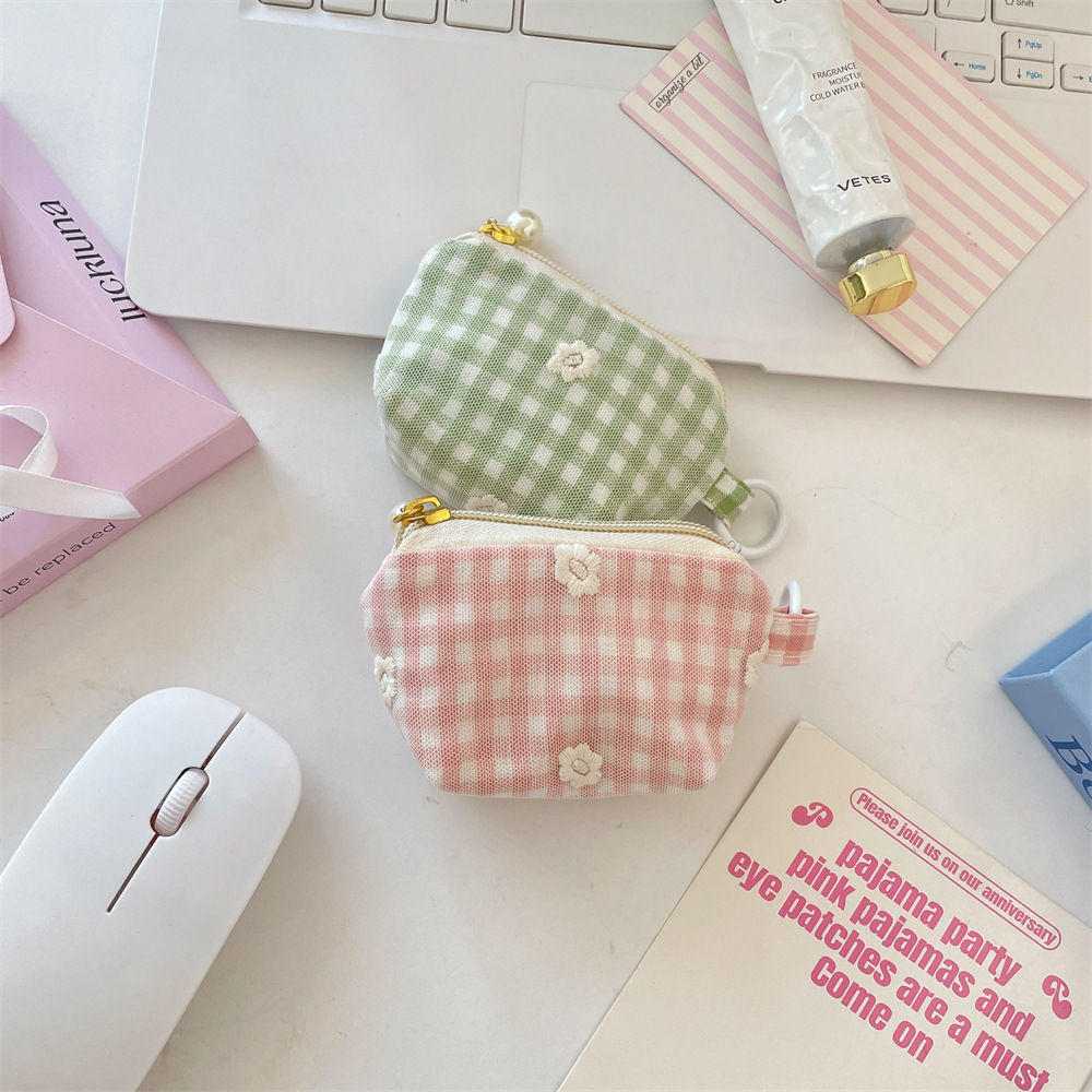 チェック柄ポーチ 化粧バッグ デザイン 可愛い 韓国ファッション | 卸売・ 問屋・仕入れの専門サイト【NETSEA】