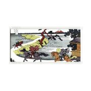 和紙一筆箋　葛飾北斎　富嶽三十六景　隅田川関屋の里【2026年お正月】