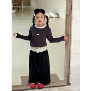 2025春秋子供服 おしゃれ デニムパンツ 韓国風 ボトムス ロングパンツ ジーンズ キッズ服 [90~140cm]