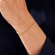 18K ブレスレット デザインアクセサリー 存在感 ステンレス チェーン 上品 ブレスレット★2025