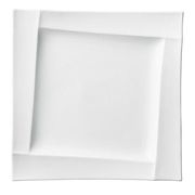 イゾラ 27スクエアプレート 白系 洋食器 角型プレート 日本製 美濃焼 おしゃれ