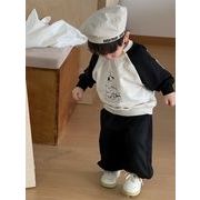 2025秋新作 韓国子供服 ベビー服  キッズ 男の子 長袖トップス+ ズボン2点セット73cm-100cm