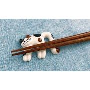 猫のイニシャル箸置き　Ｍ　//お土産　アニマル　動物　インテリア　ギフト