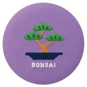 刺繍ミラー　盆栽　//お土産　アニマル　動物　インテリア　ギフト