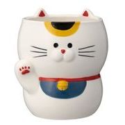 招き湯呑み　//お土産　アニマル　動物　インテリア　ギフト