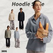 メンズ ユーズド加工 長袖 ポロシャツ 男女兼用 ストリート系 トップス 春秋 2025新作★全4色