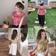 2025★夏新作★韓国風子供服★トップス★90cm～170cm 2色