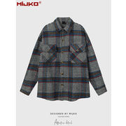 メンズファッション チェック柄 シャツ 男女兼用 カジュアル トップス 秋冬 2025新作★全5タイプまとめ