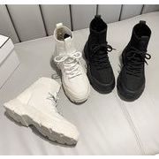 秋冬新作　マーティンブーツ 太いヒール シューズ 定番 デイリールック ショートブーツ  ブーティー 快適