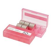 オープン工業 コインケース 50円玉用 M-50W 100枚収納