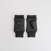 【WOMEN】夜空刺繍フィンガーレスジャージグローブ