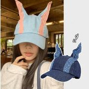 秋冬帽子  キャップ  野球帽 犬耳 紫外線カット