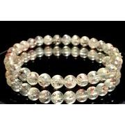 【１点物】キラメキ内包◇アルーシャ産 フェルドスパー(オリゴクレース) 6.5mm ブレスレット _MA8130