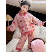 2025冬季新作 子供パジャマ  パジャマ スーツ   スホームウェア  女の子  キッズパジャマ