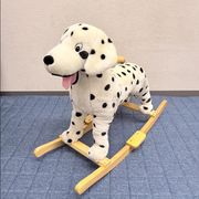【アウトレット特価】ロッキングドッグ　ダルメシアン　ワンちゃんのぬいぐるみ　犬の置物