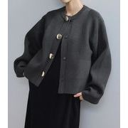 2025年INS 秋冬新作  気質   おしゃれ  個性的  韓国風 　ニット　カーディガン