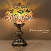 【LED電球付属】ジョルダン モザイクテーブルランプ