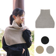 ハイネックニットスヌード[ニットマフラーストールベストナチュラルアジアン秋冬25AW]