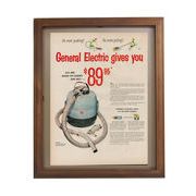 ヴィンテージフレームポスター CLEANER　インテリア/アート/レトロ/装飾