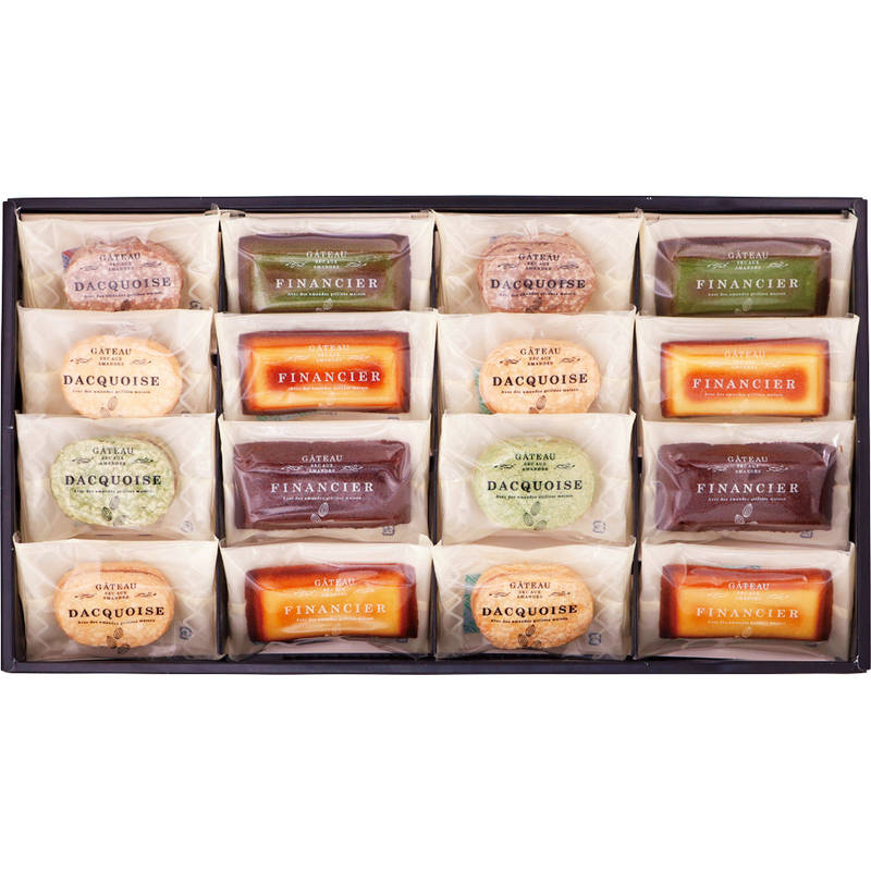 井桁堂 自家挽きアーモンドのガトーセレクション16個入 GS16