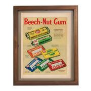 ヴィンテージフレームポスター GUM　インテリア/アート/レトロ/装飾