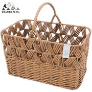 ■ダイカイ■　トーククランツ　フェイクPE　ハンドルバスケット　スクエア