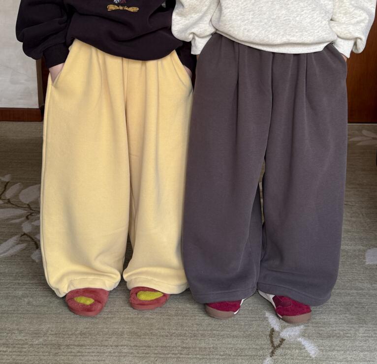 2025秋冬MXM★子供服　裏起毛ズボン★90cm～150cm 2色