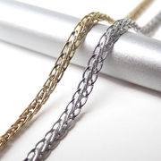 SUS316ステンレス チェーン 切り売り 1m 幅約2.8mm 小判 ウィート チェーン 金属アレルギー対応