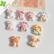 猫 ウサギ 犬 アクセサリーパーツ デコパーツ ペンダント ハンドメイド スマホケース美容 DIY 可愛い